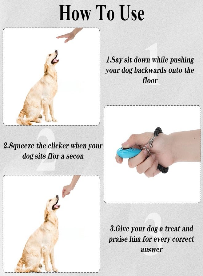 Kifmurase 32 Pack Dog Training Clicker Bulk, Colorful Pet Training Clickers Cat Animal Trainer Clicker with Wrist Strap for Pet Dog Cat Horse Bird Behavioral Trainer Accessories (Multicolor) - Image 3